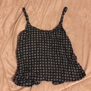 NEVER WORN One ofa kind flowy spaghetti-strap tank